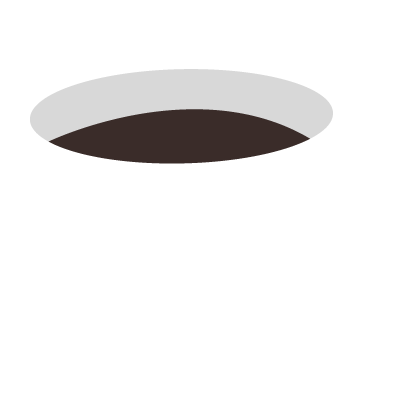 Cup of roasted coffee