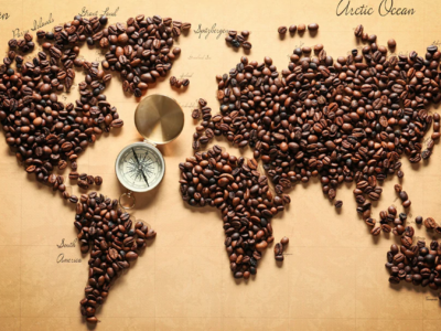 Carte Du Monde Du Café