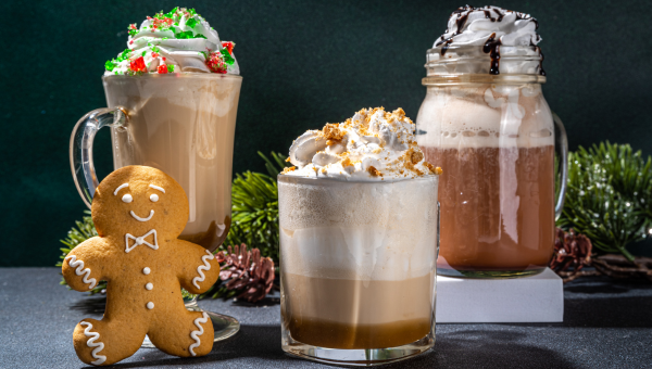 Recettes de cafés de Noël Latte au Pain d'Épices