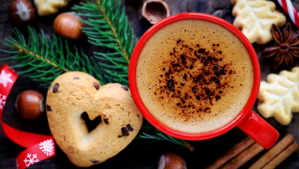 Recettes de cafés de Noël Latte de Noël