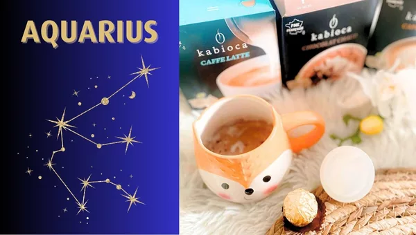 Astro coffee Kabioca - Aquarius - Visionary Vanilla Cappuccino