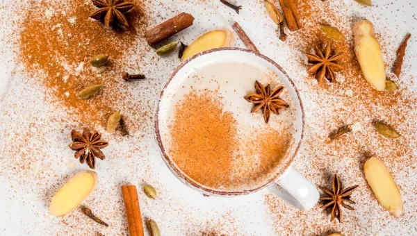 Boissons chaudes d'hiver: Caffe Latte à la cannelle Kabioca