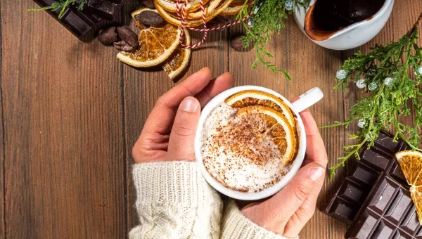 Chocolat Chaud à la cannelle et à l'orange Kabioca